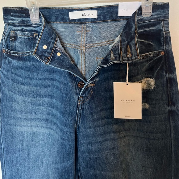 NWT KanCan 90’s Flare Distressed Jeans - Picture 3 of 6